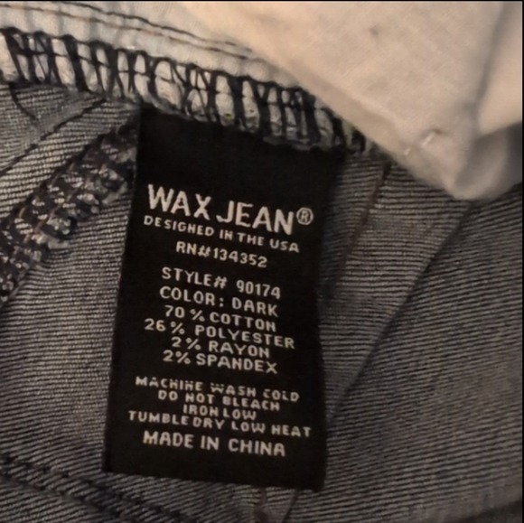 Wax Jean 'Butt I Love You' Women's Push-up High Rise Ripped Skinny Jeans - Picture 5 of 10